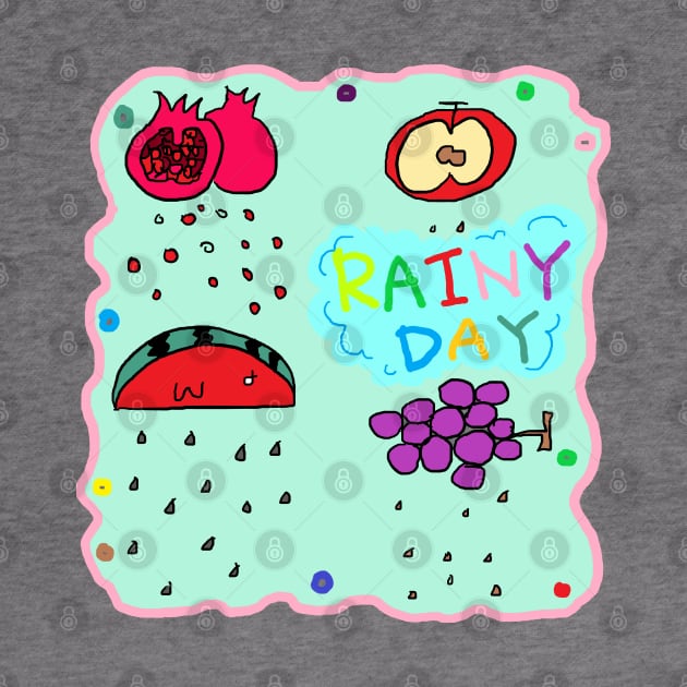 Rainy Day, Fruit Seed Rain by zzzozzo